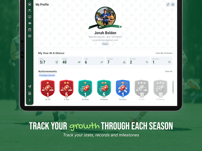 Track your growth through each season